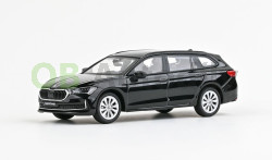 Škoda Superb IV combi (2023) - ABREX - 1:43 - černá ebony metalíza