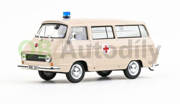 Škoda 1203 mikrobus (1974) - ABREX - 1:43 - Sanitní vůz