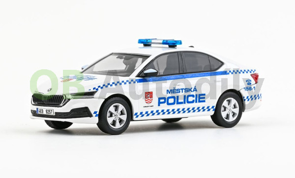 Škoda Octavia IV sedan (2020) - 1:43 - ABREX - Městská policie Karlovy Vary