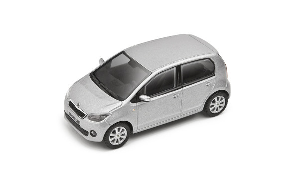 Škoda Citigo (2012) - 1:43 - ABREX (5 dveří) - stříbrná brilliant metalíza