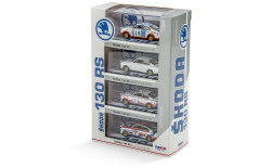 Sběratelský set 4 ks rally vozů Škoda 130 RS 1:64 FOX18