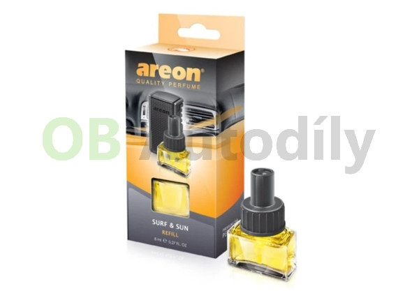 Náhradní náplň k vůni do auta AREON Car 8 ml - Surf & Sun