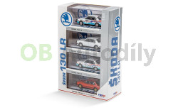 Sběratelský set 4 ks rally vozů Škoda 130 LR 1:64 FOX18