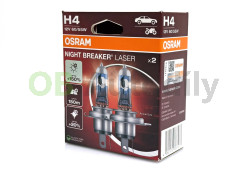 Autožárovka OSRAM H4 12V 60/55W P43t Night Breaker Laser + 150%