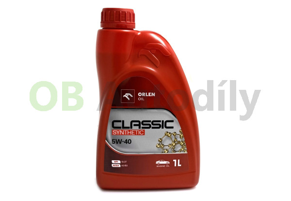 Olej 5W-40 ORLEN OIL Platinium Classic syntetika - 1 litr