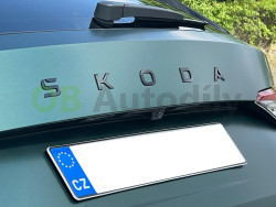 Škoda Superb IV, Kodiaq, Kodiaq II-Zadní středový nápis ŠKODA - černý