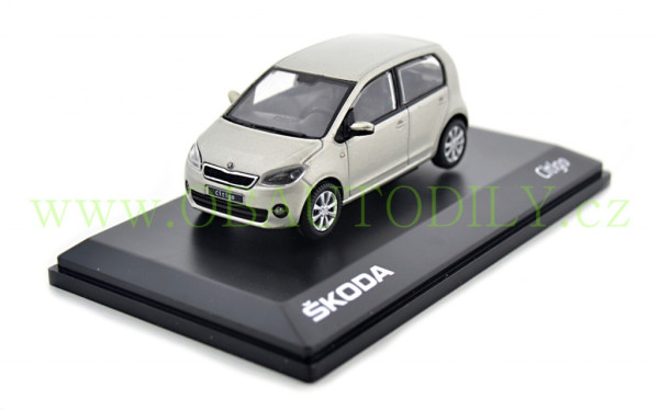 Škoda Citigo (2012) - 1:43 - Abrex (5 dveří) - Stříbrná Leaf Metalíza